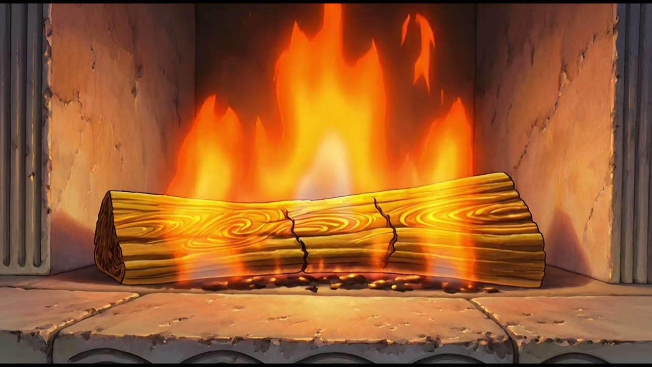 1 HOUR Anime Fireplace Ambience 🔥 Lofi ASMR Crackling Fire for Studying & Sleeping 🪵