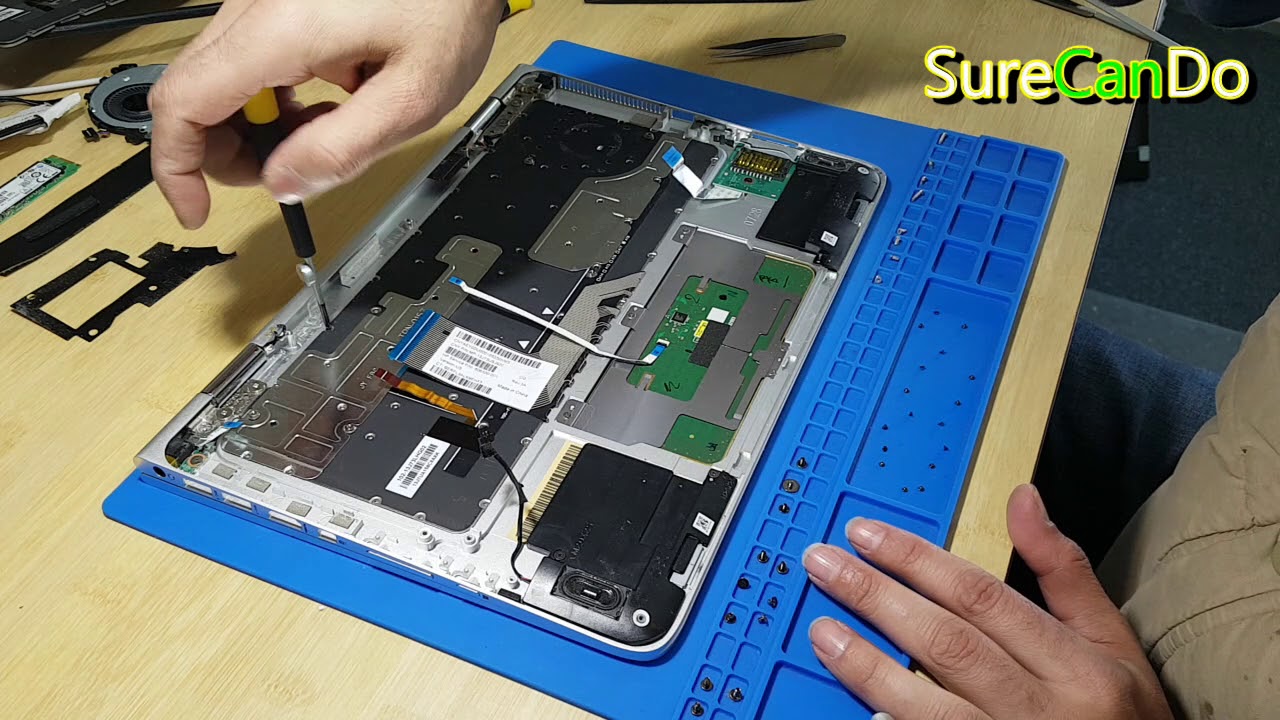 HP Spectre x360 13-4110dx Convertible PC Complete Disassembly Keyboard Replacement
