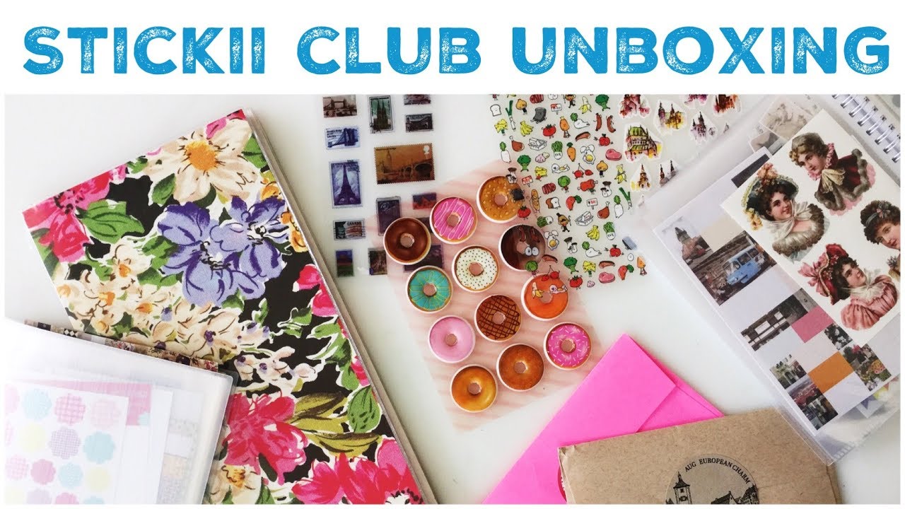 STICKII | Sticker Subscription Unboxing And How I Store My Stickers