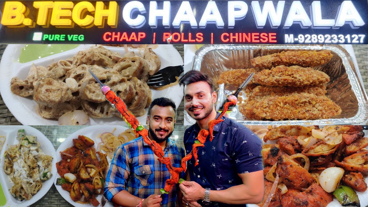 B.Tech Chaap Wala | BADSHAH of ALL CHAAP | Gurgaon Street Food