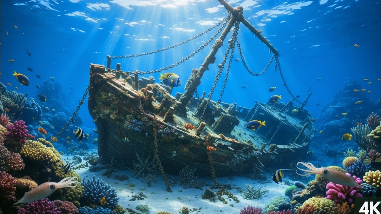 Whispers Beneath the Waves – Real Ocean Fish in Slow, Natural Motion