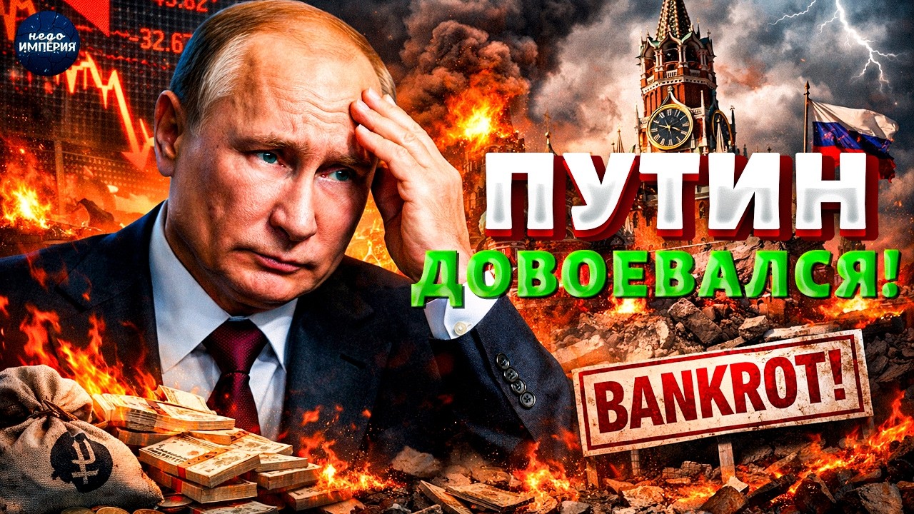 ⚡️Путин ДОВОЕВАЛСЯ! Это ГОД БАНКРОТСТВА России. История ПОВТОРЯЕТСЯ: всё, как в СССР / Ширяев