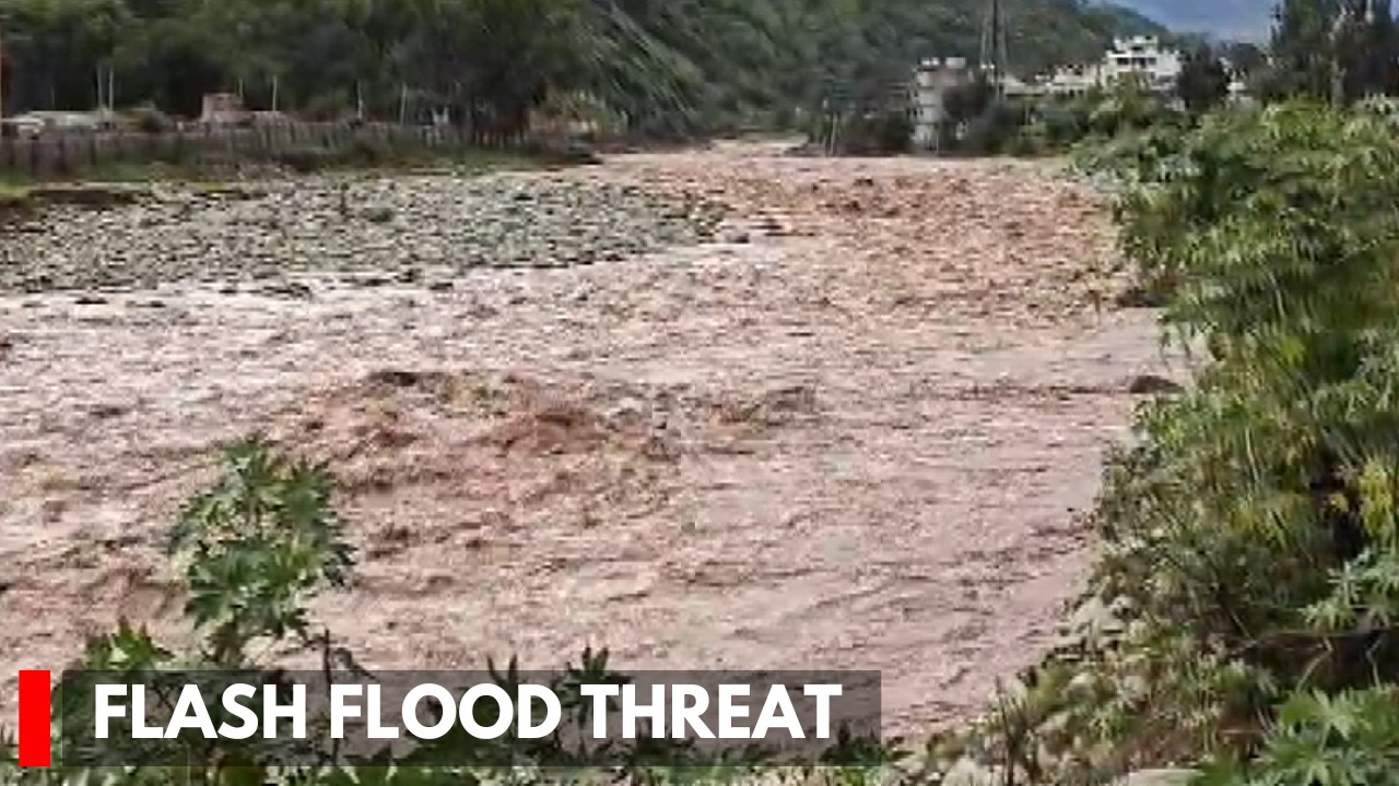 Heavy Rain Once Again Triggers Flash Flood Threat in Rajouri