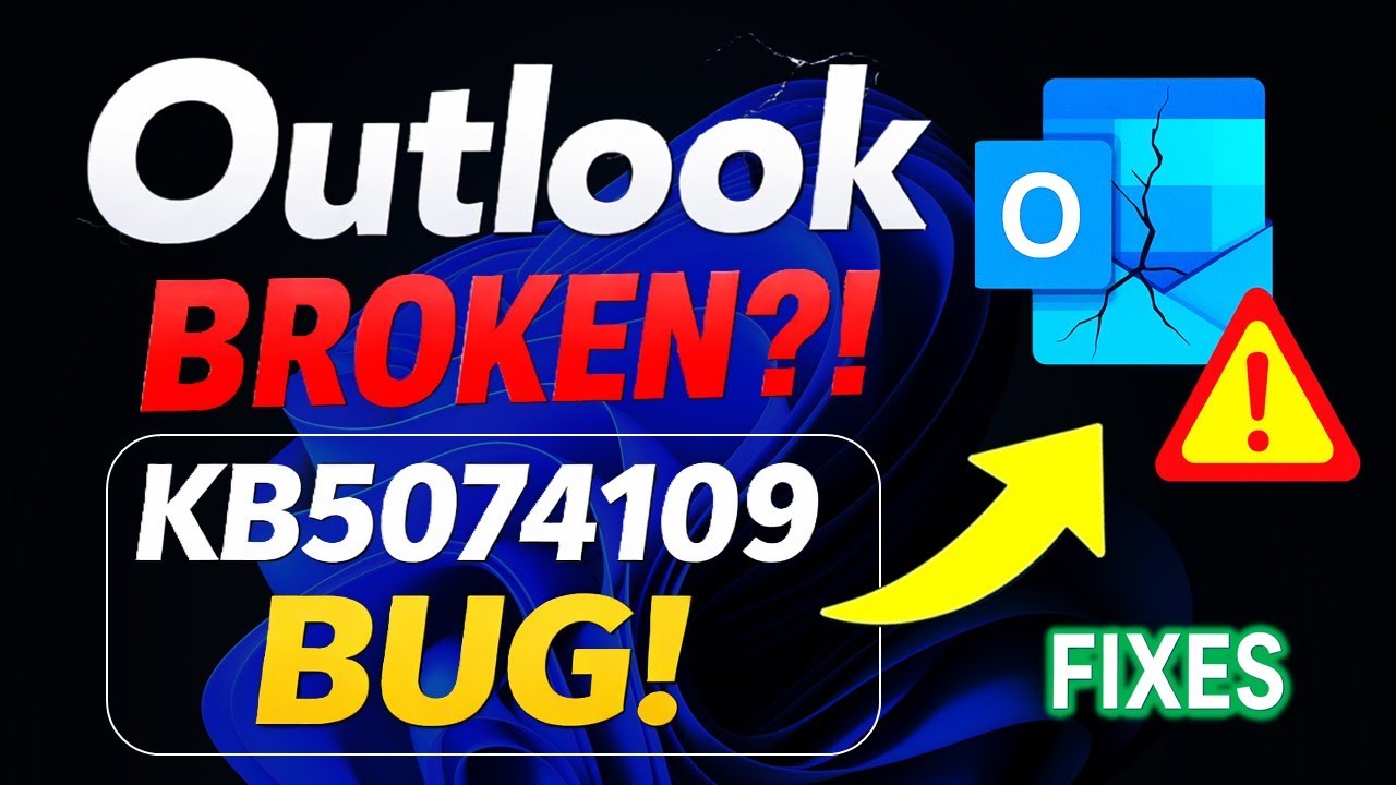 Outlook не открывается после обновления Windows 11? Объяснение и исправление ошибки KB5074109.