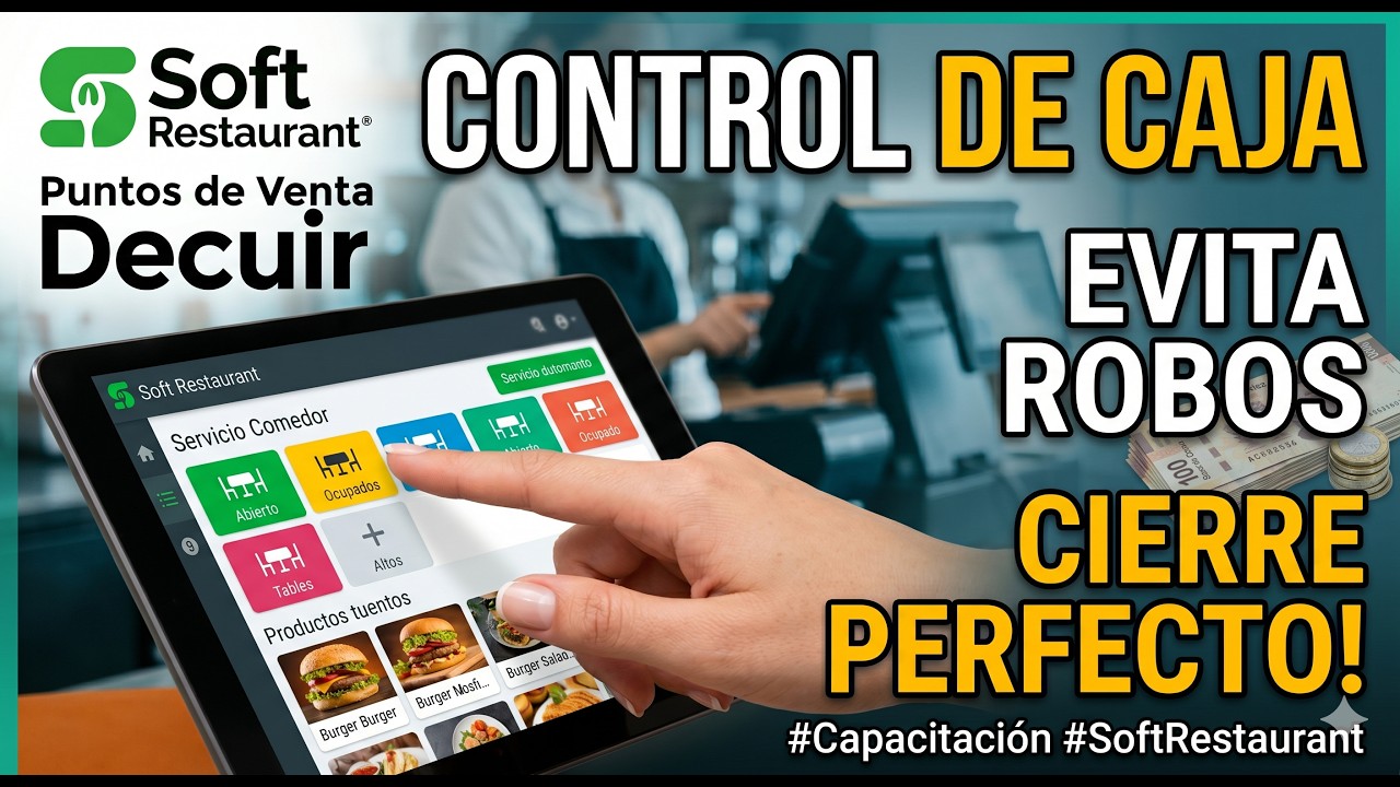 Abrir un turno y cerrar turno en soft restaurant #restaurantes #capacitacion #software #sistema
