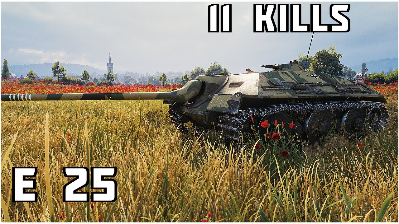 E 25 • 4,5K DAMAGE 11 KILLS • World of Tanks