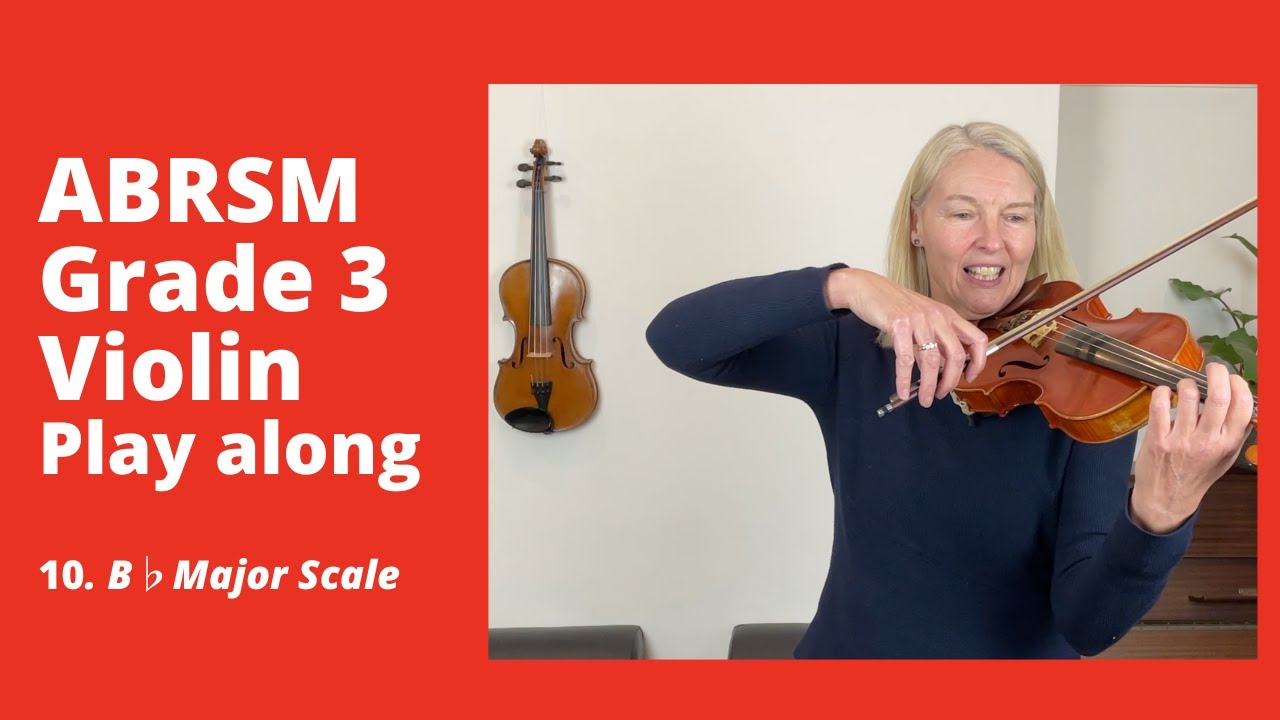 ABRSM Violin Grade 3 Scales and Arpeggios: 10. Bflat Major Scale