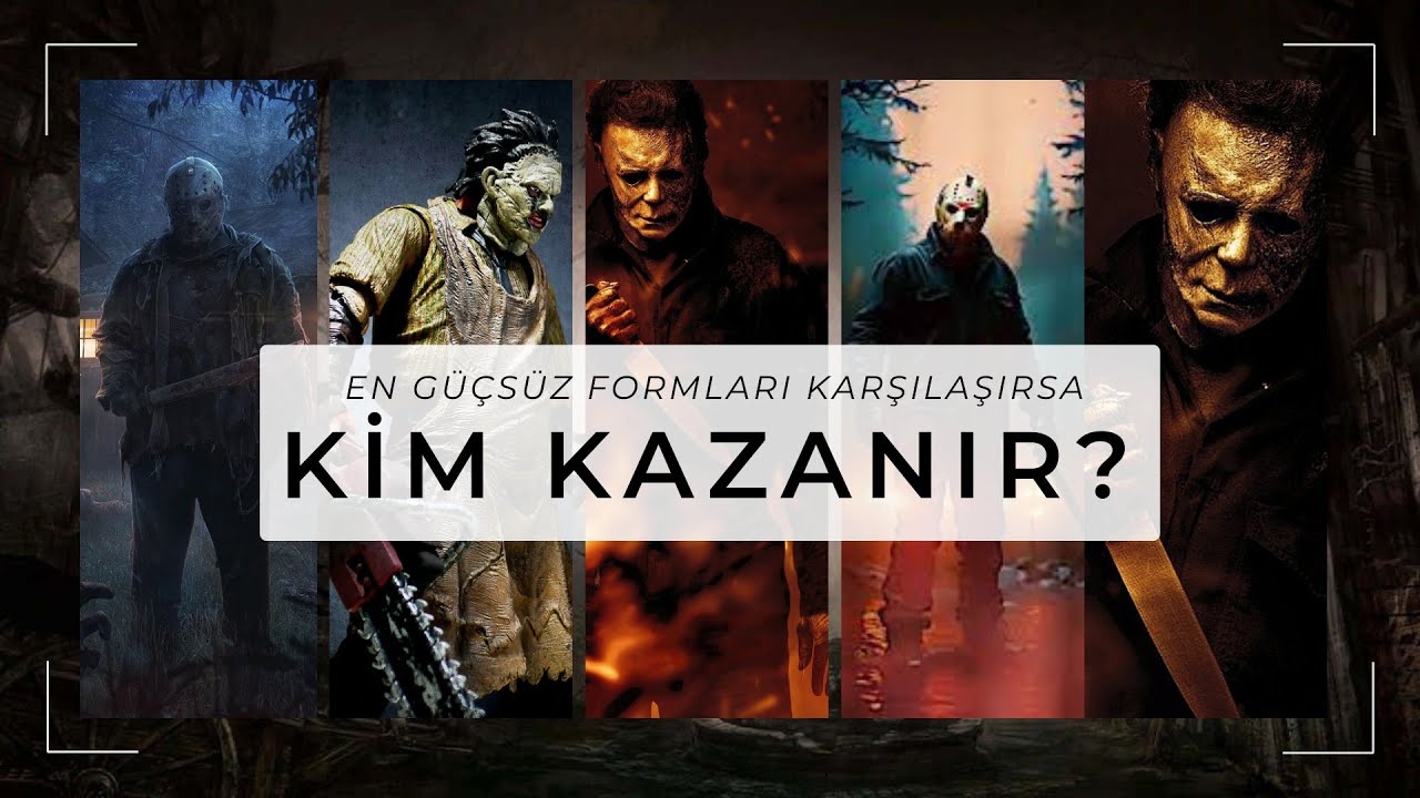 Michael Myers, LeatherFace, Jason Voorhees | Kim kazanır? #halloween