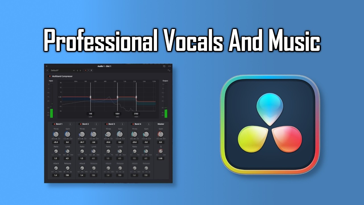 SUPER PRO Sound in Davinci Resolve - Clearer Vocals/Audio/Music (Full Mixing Tutorial)
