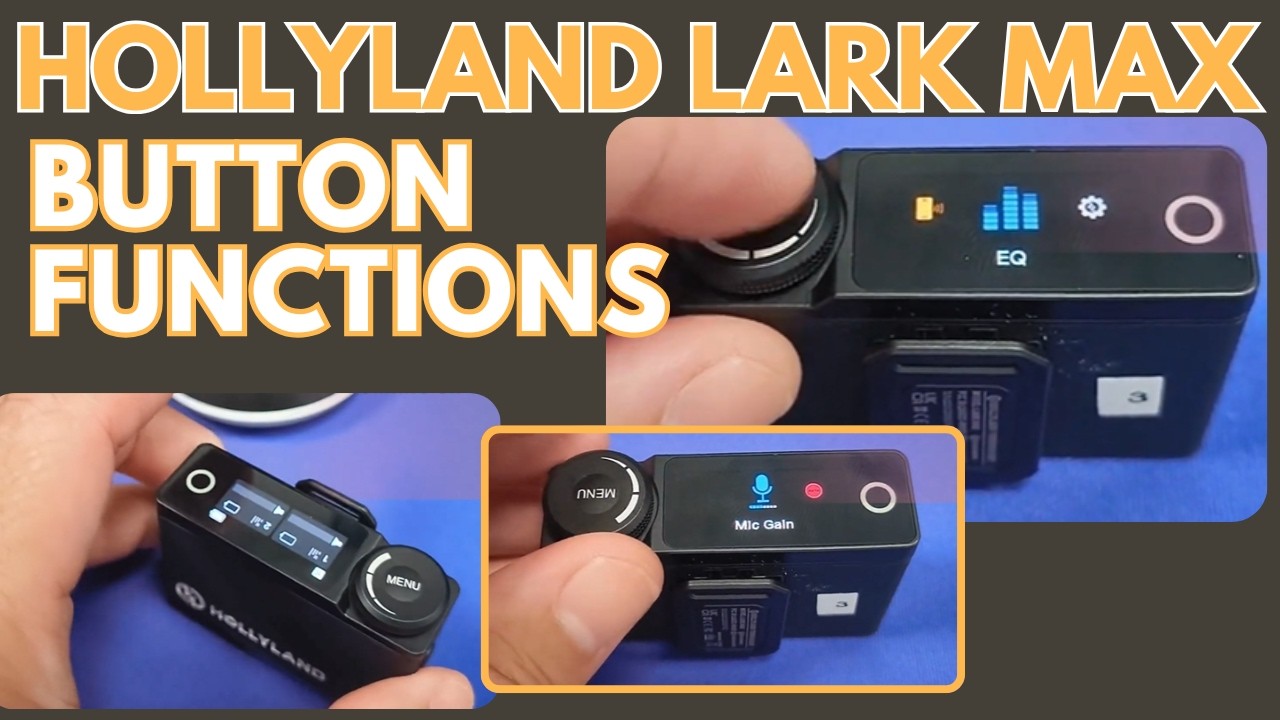 Hollyland  Lark Max Solo Button Functions