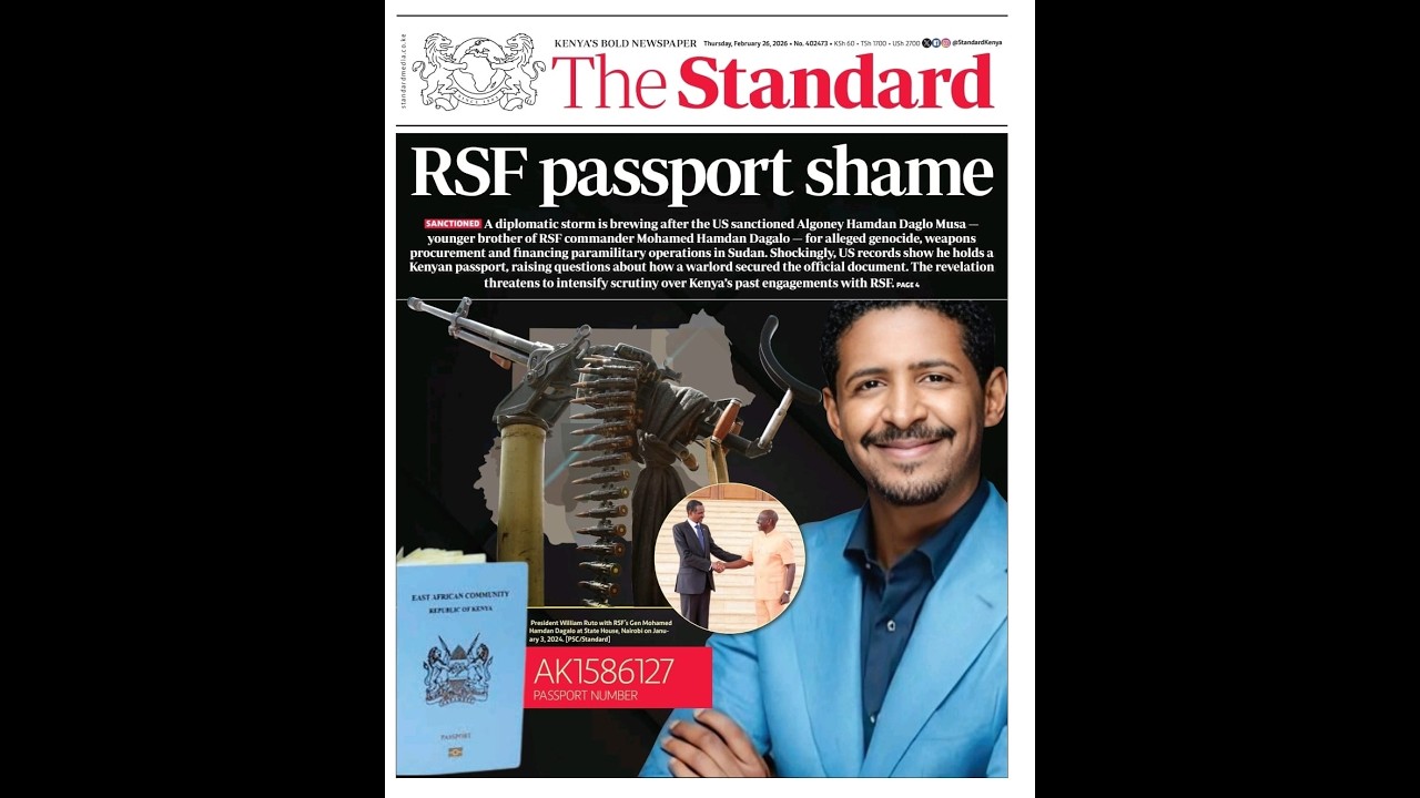 In The Dailies: RSF Passport Shame