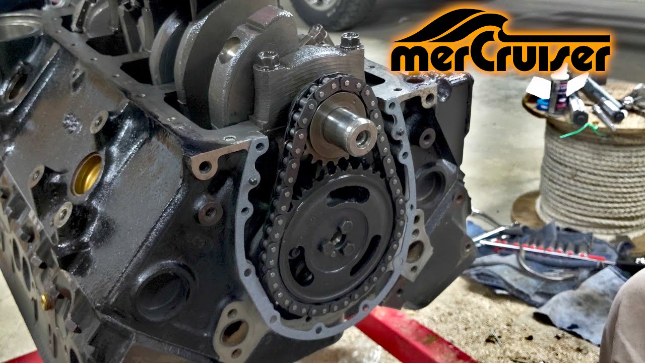 Timing Cover, Oil Pan, & Balancer -- '95 Crownline 5.7 Mercruiser Rebuild Part 11