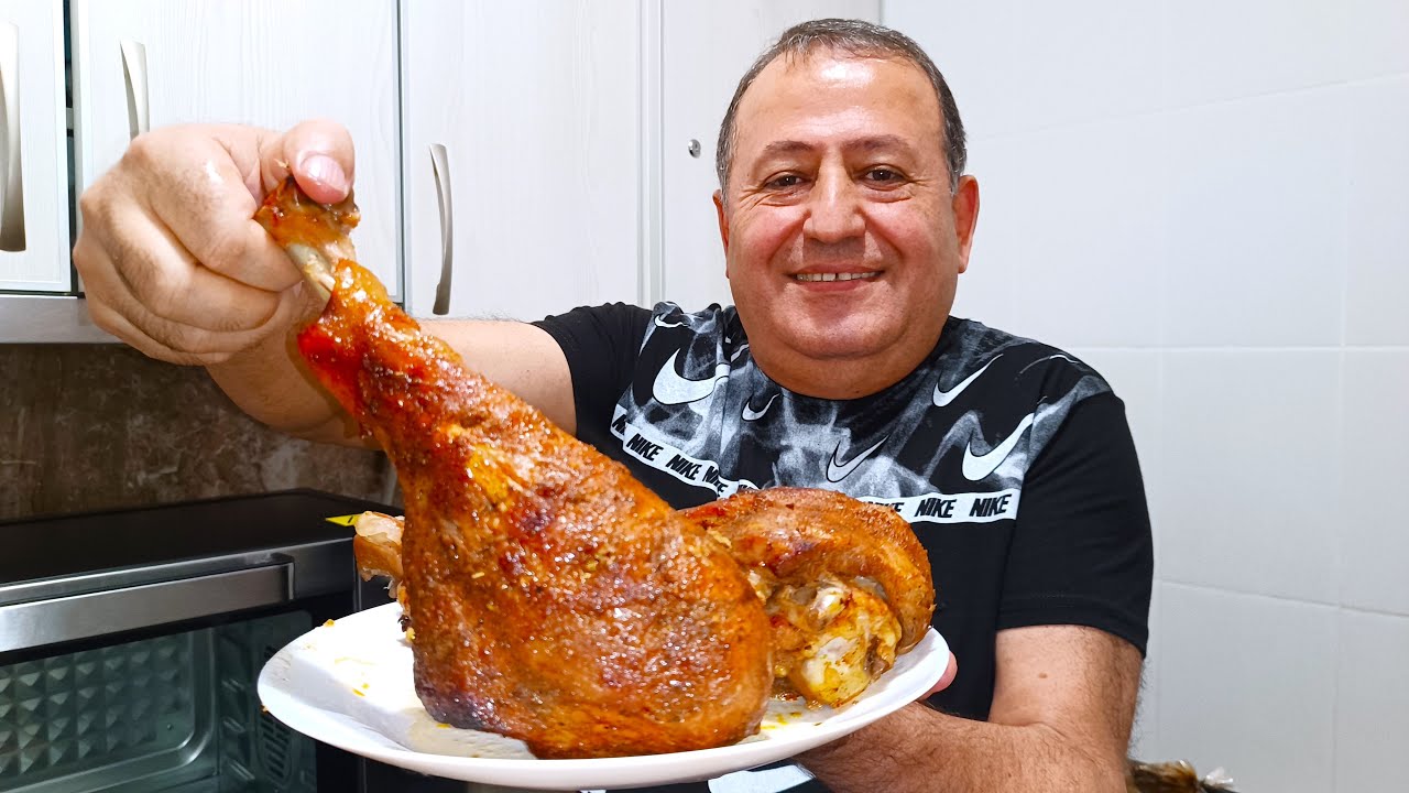 В этом Маринаде МЯСО тает во рту! Вкусный обед из Голени Индейки и Куриного филе в духовке РЕЦЕПТ