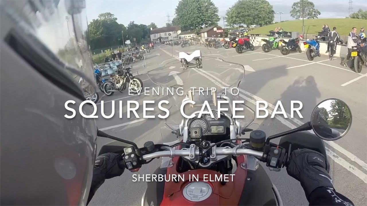 Evening Ride To Squires Biker Cafe Bar, Sherburn In Elmet #squires #motorcycle #bmwgs