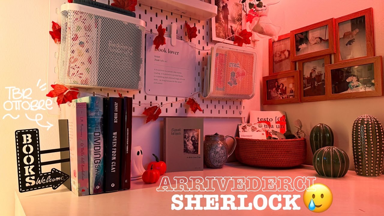 Arrivederci Sherlock e TBR ottobre 📚 READING VLOG