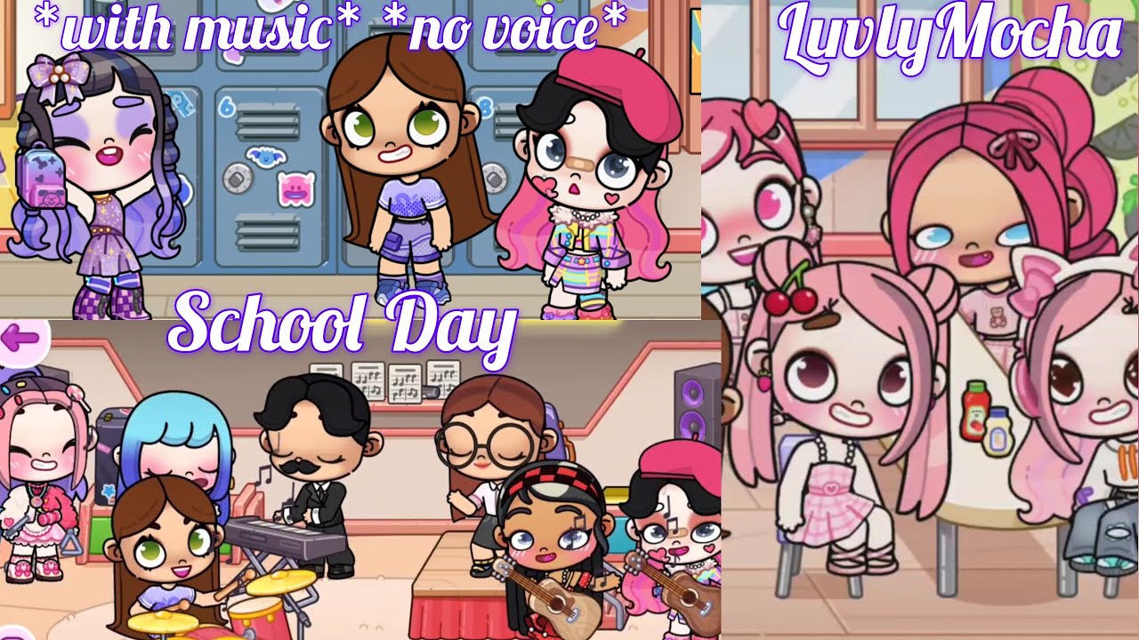 School Day Avatar World! | No Voice + With Music | LuvlyMocha 