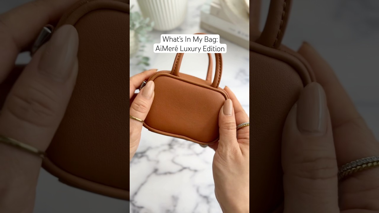 How cute is this bag🥹 #whatsinmybag #wimb #minibag #cuteshorts #minithings #botd #bagcharm