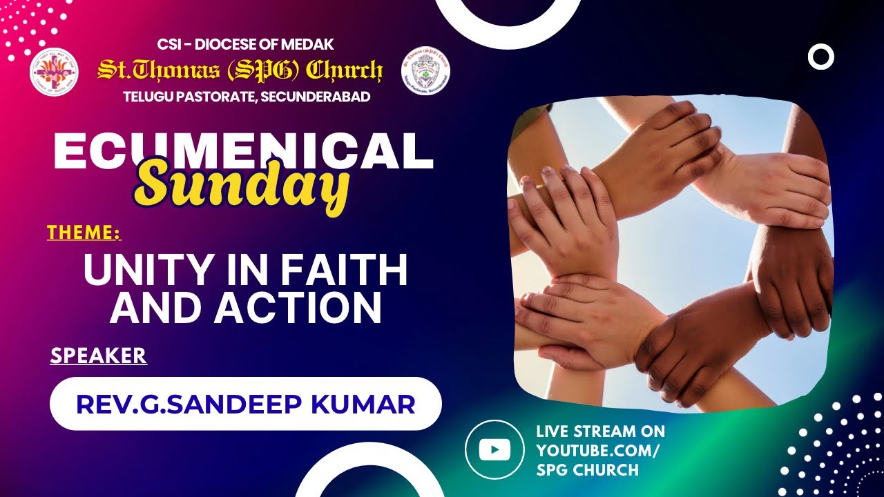 LIVE 🔴 25-01-2026 HOLY COMMUNION SERVICE | St.Thomas (SPG) Church Telugu Pastorate, Secunderabad