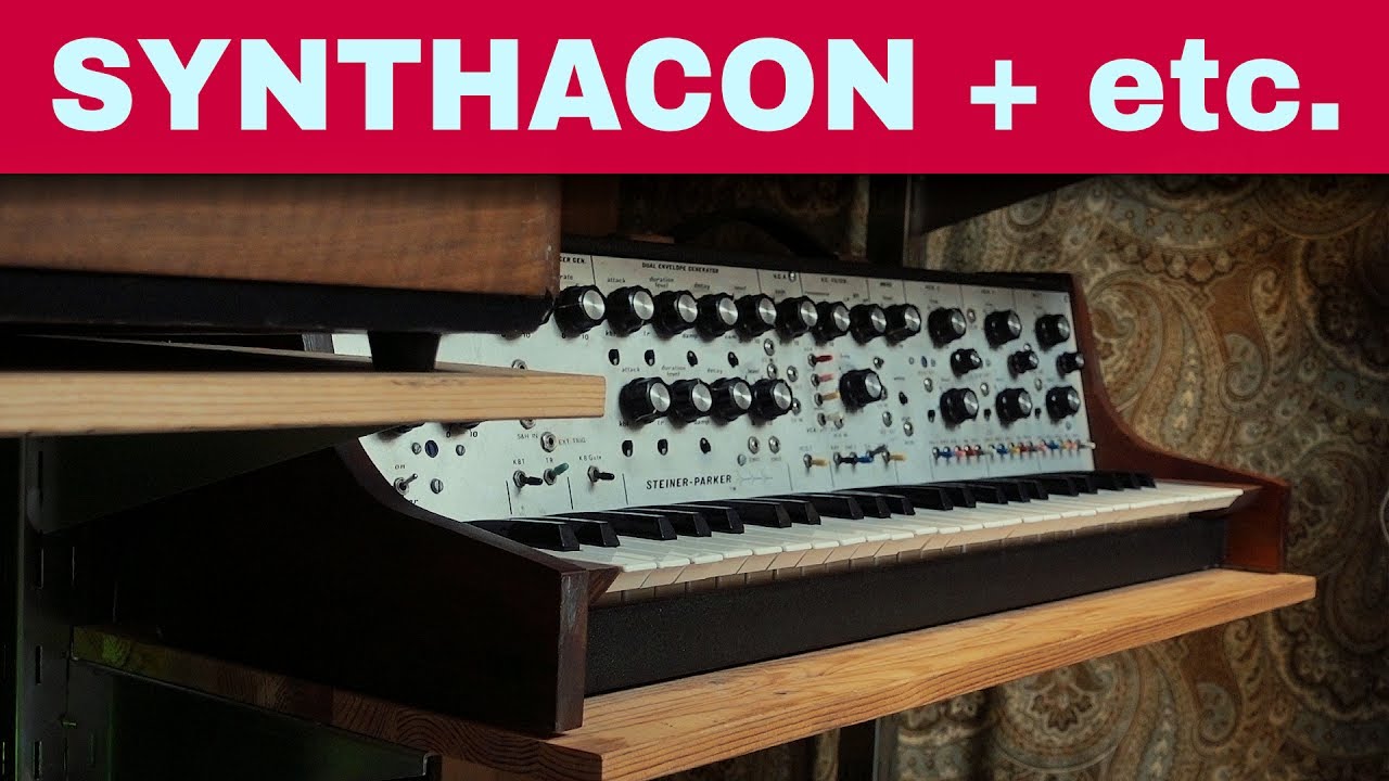 SCI PROPHET 5 + DK SYNERGY + KORG MONOPOLY + STEINER PARKER SYNTHACON ~ Vintage Synthesizer Museum