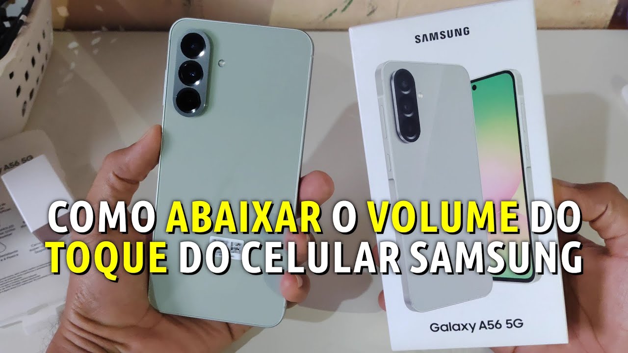 Como ABAIXAR o Volume do TOQUE do Celular SAMSUNG
