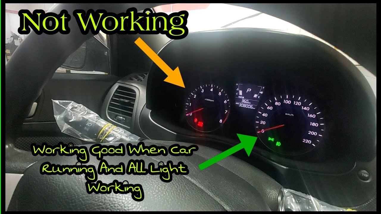 Hyundai Accent Rpm not Working (Solve)
