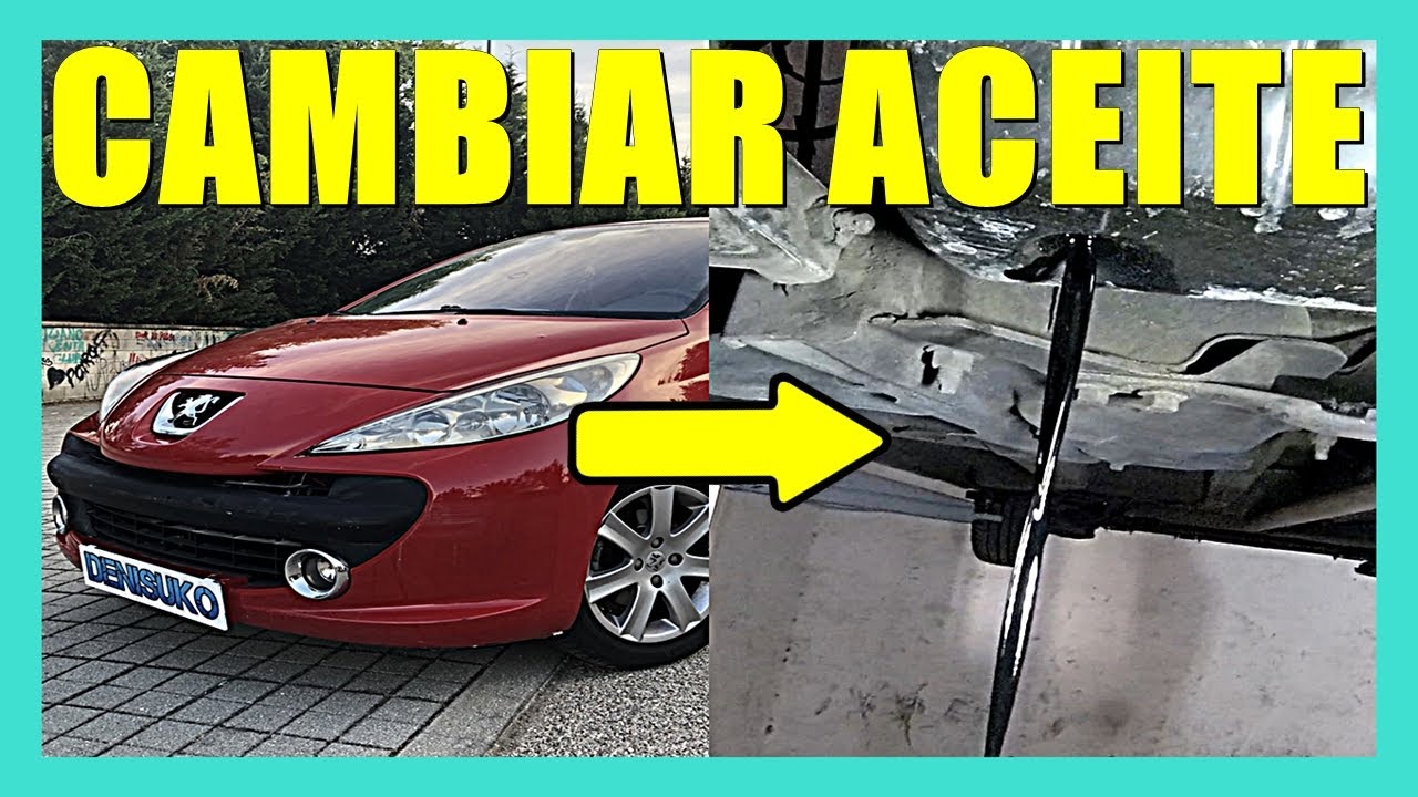 🩸Cambiar ACEITE PEUGEOT 207 1.6HDI (Resetear Intervalo) FACIL✅