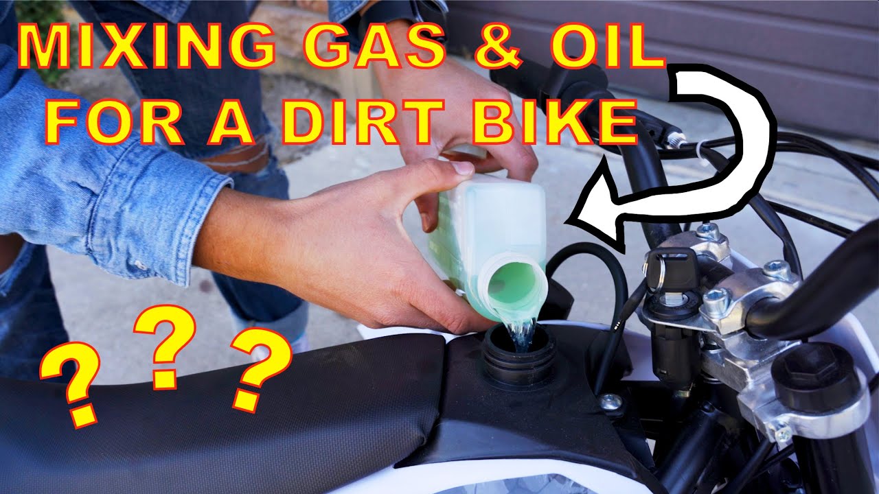 Mixing Dirt Bike Oil and Gas - for 2-stroke pit bikes | Kickinpowersports.com