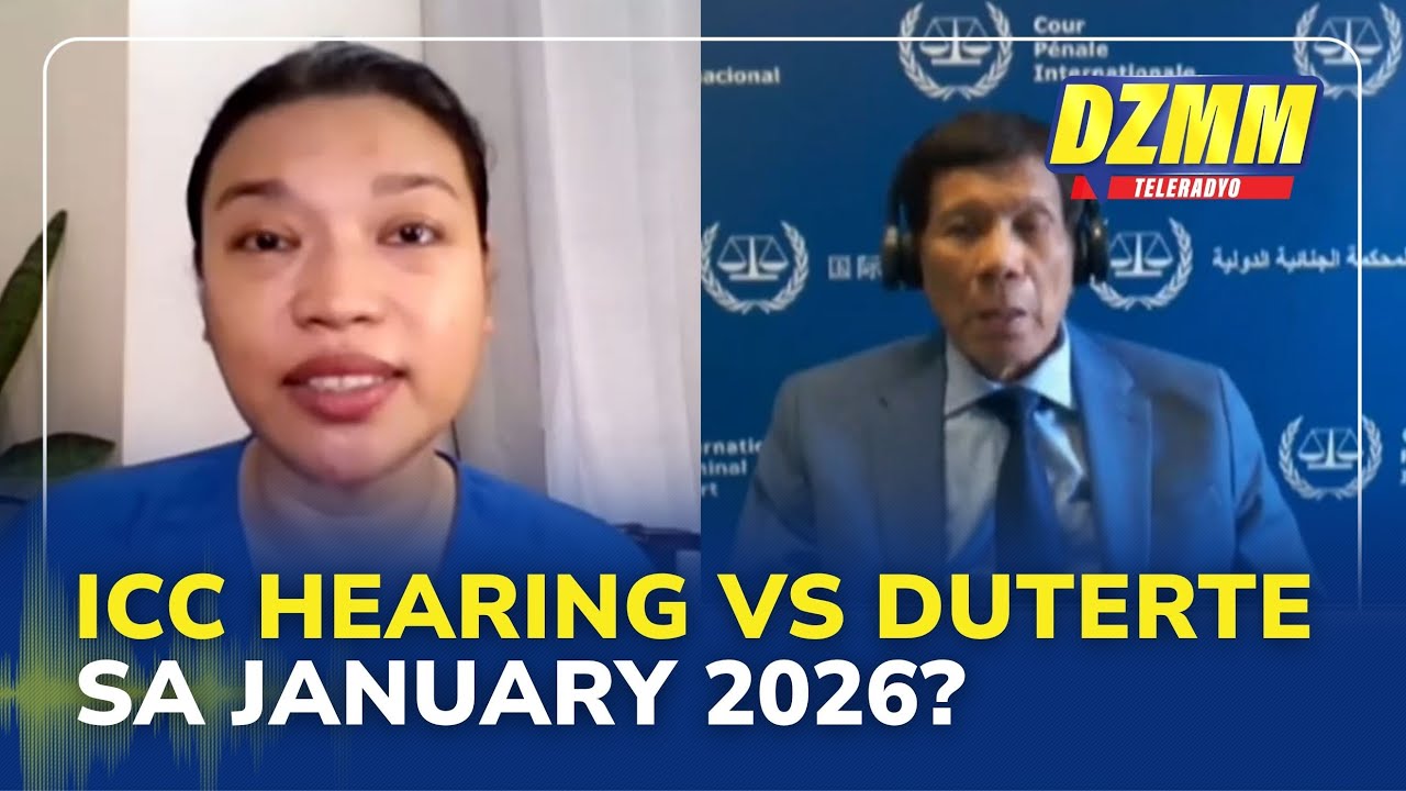 Ex-pres Duterte’s ICC confirmation of charges may happen January 2026: Conti | (18 November 2025)