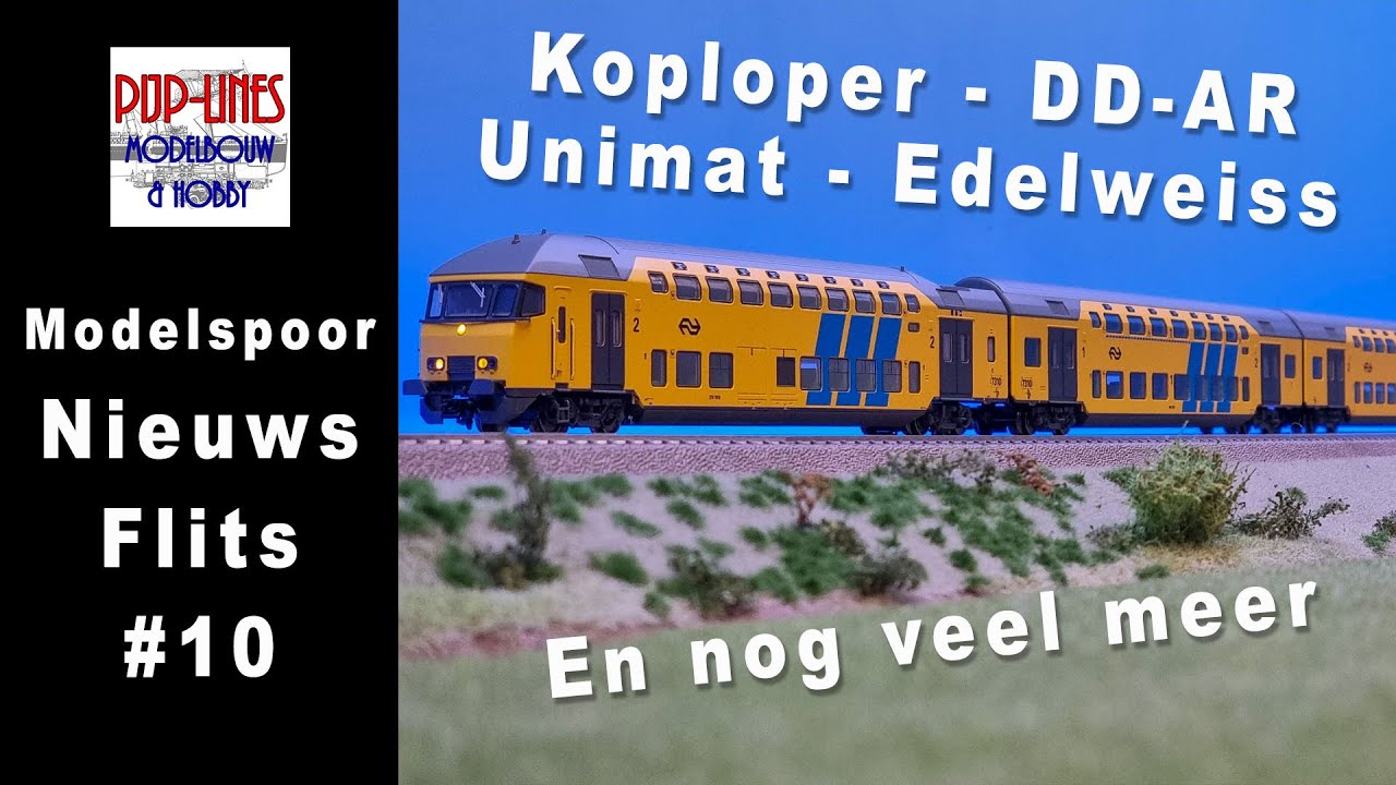 Modelspoor NieuwsFlits #10 | Met de NS DD-AR Koploper en nog veel meer