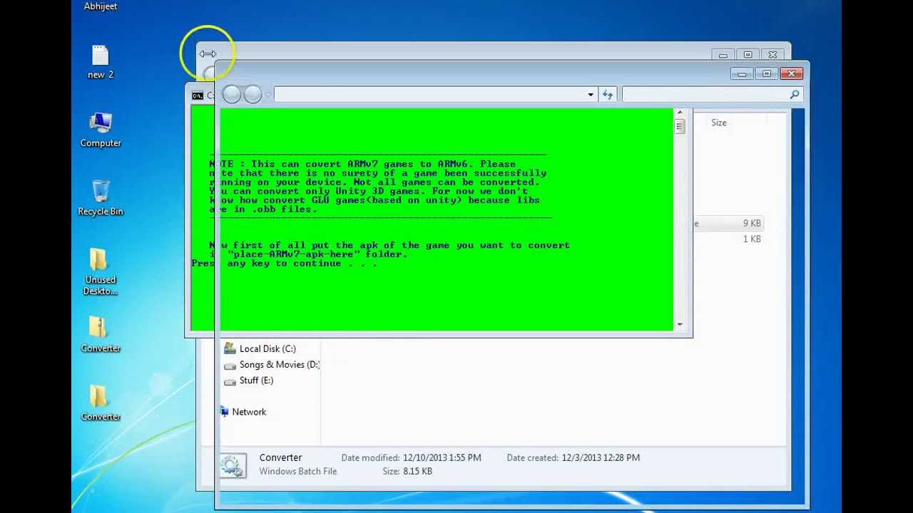 TOOL Convert ARMv7 games to ARMv6 easily!!