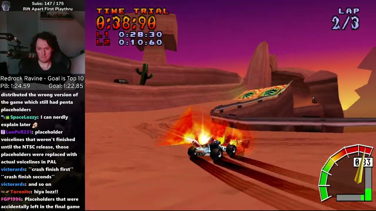 Crash Team Racing - Redrock Ravine (1:23.89)
