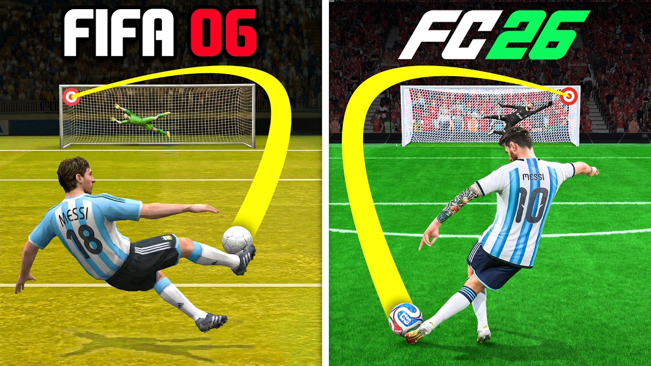 Scoring 1 Amazing Goal With Messi in Every FIFA