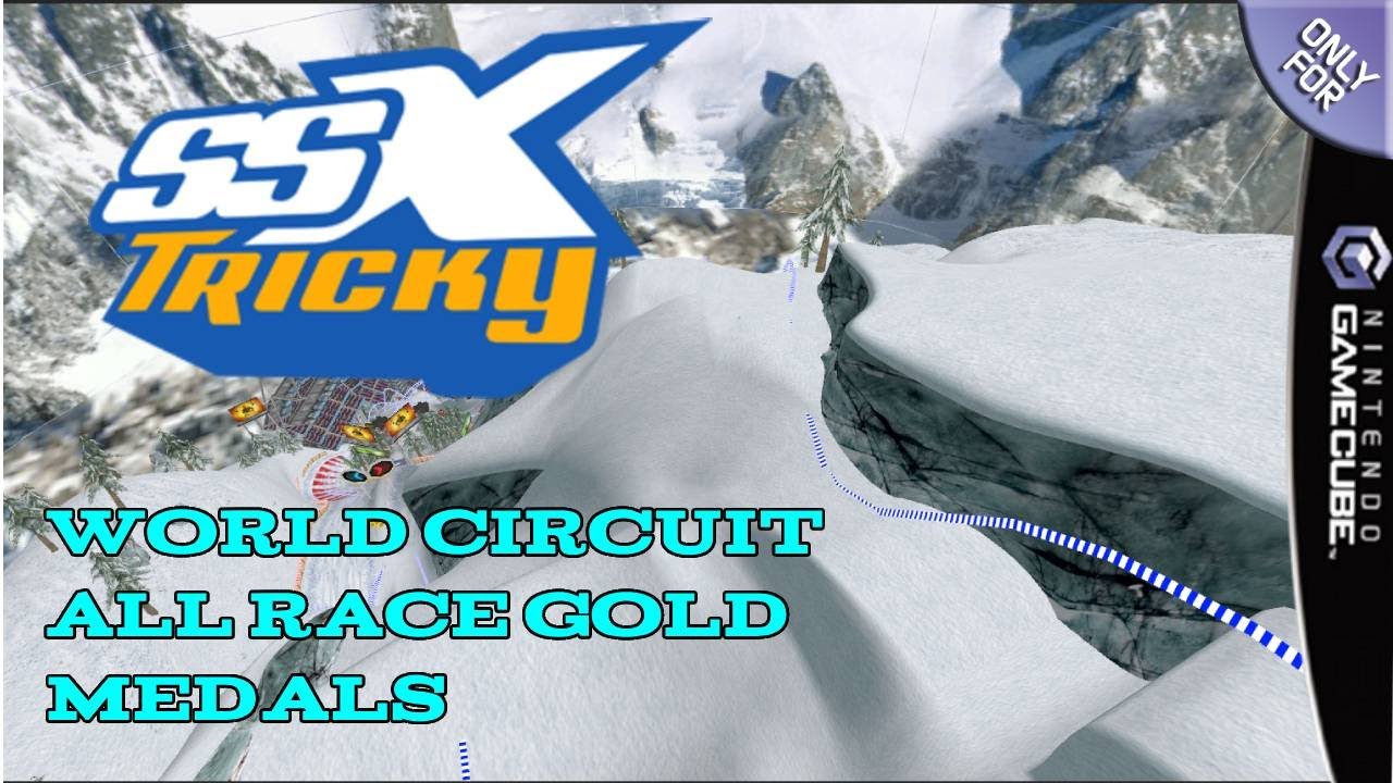 SSX Tricky Nintendo Gamecube World Tour All Race Tracks Gold Medal Playthrough (No Commentary)