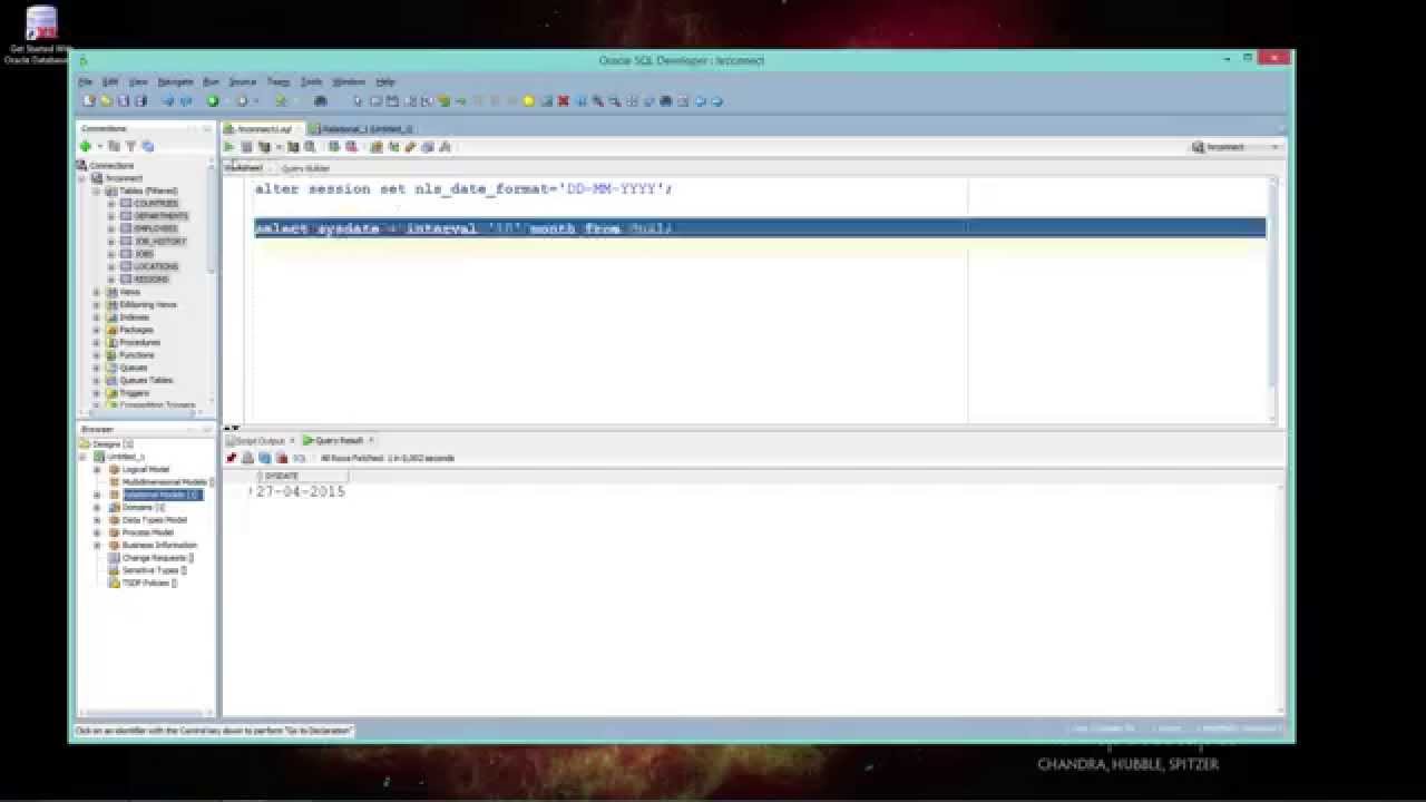 ORACLESQL11 -  sysdate, interval, r&oacute;żnica dat