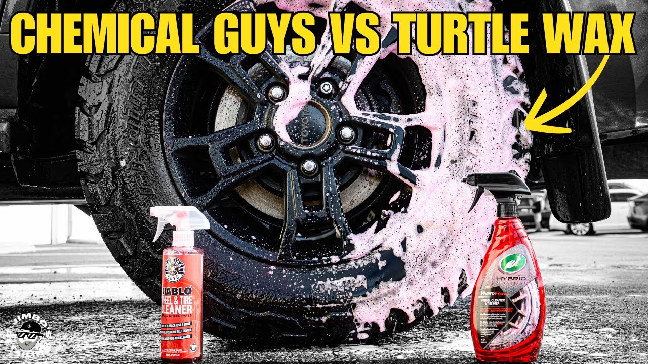 CHEMICAL GUYS DIABLO WHEEL CLEANER против TURTLE WAX HYPER FOAM: какой очиститель колесных дисков...