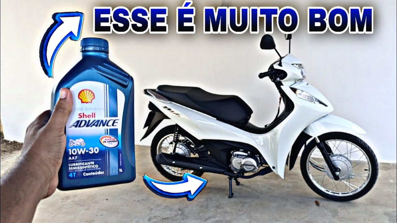 Qual óleo usar na Biz 125 ES 2026? Troca com Shell Advance 10W30 - Rafa03