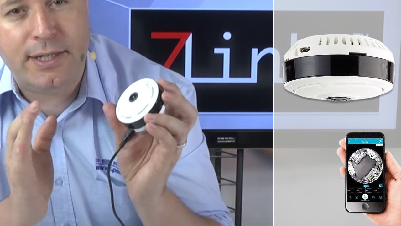 Caméra IP panoramique avec appli smartphone - [PEARLTV.FR]