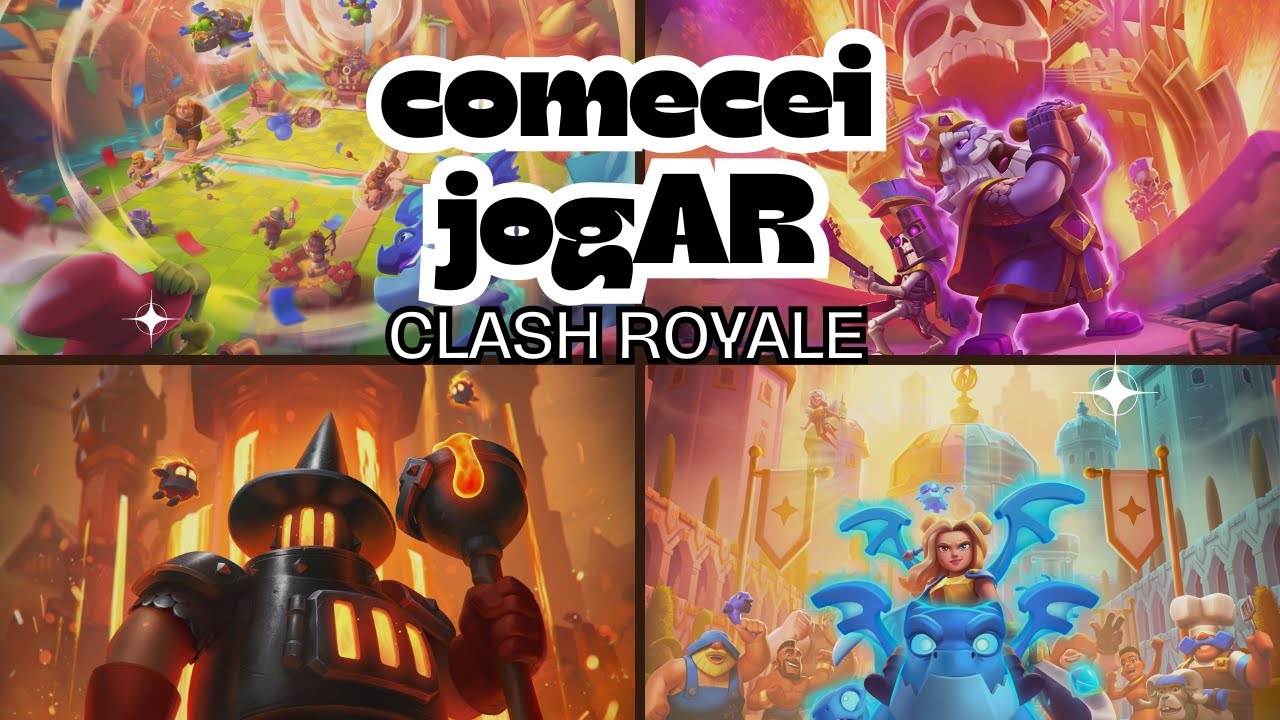 COMECEI A JOGAR CLASH ROYALE! 😱 PRIMEIRAS PARTIDAS E MUITA DIVERSÃO! ⚔️🔥 #clashroyale