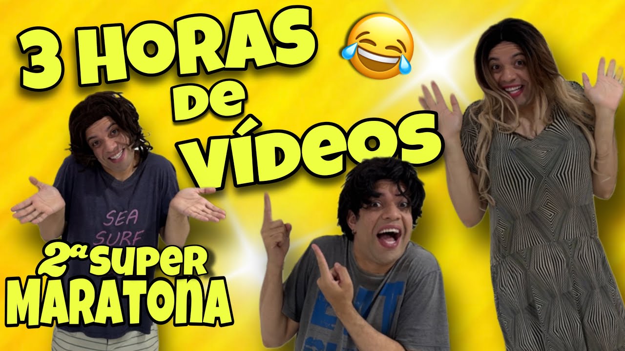 2ª SUPER MARATONA DE 3 HORAS DE VÍDEOS (TUTU SANGOME TV) TENTE NÃO RIR