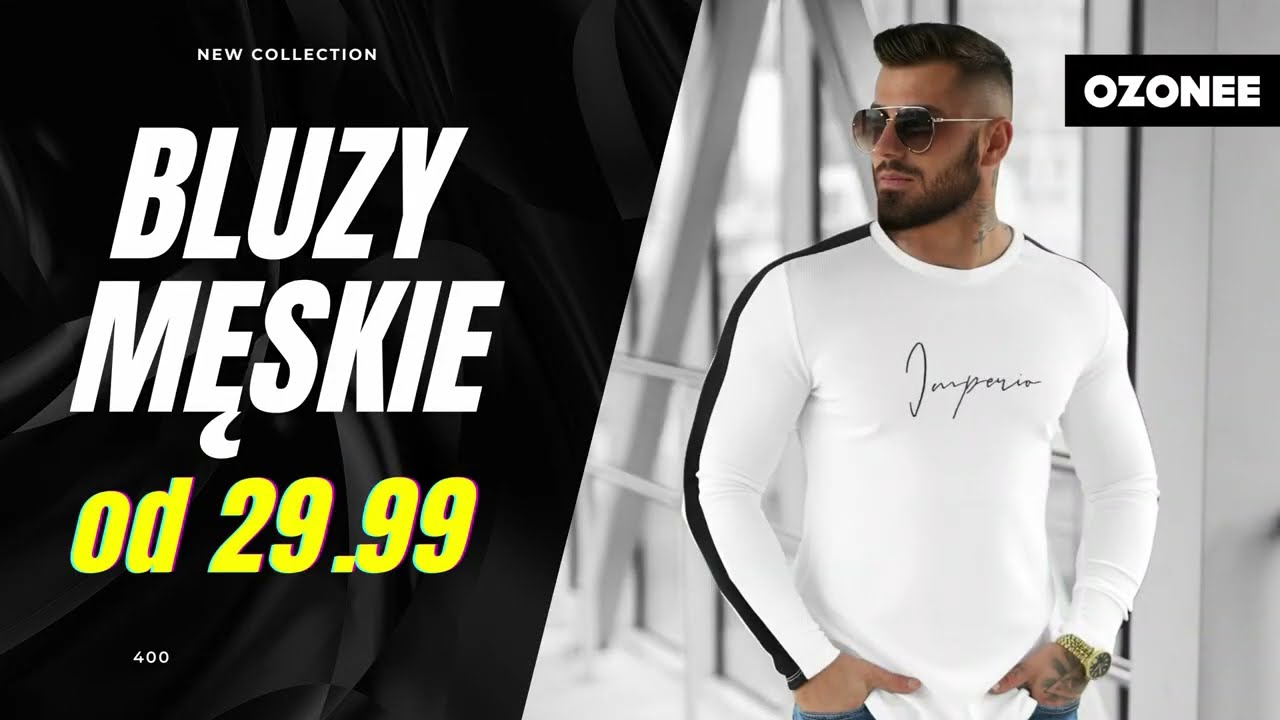 Bluzy męskie od 29,99 - Ozonee.pl