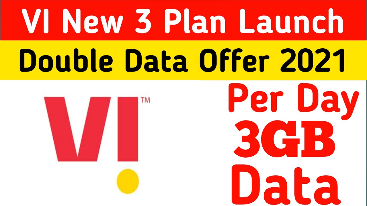 Vi Double Data Offer | Vi 3GB Per Day Offer 2021 | Vi Double Data Pack | Vodafone Idea | 4K Video