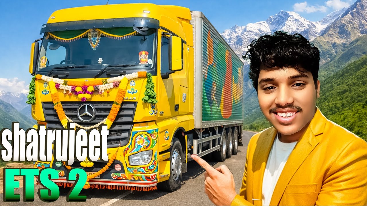 Aaj niklenge sare dost kaam pe  | Euro truck simulator 2 | #comedy #livestream #pahadi #marathigamer