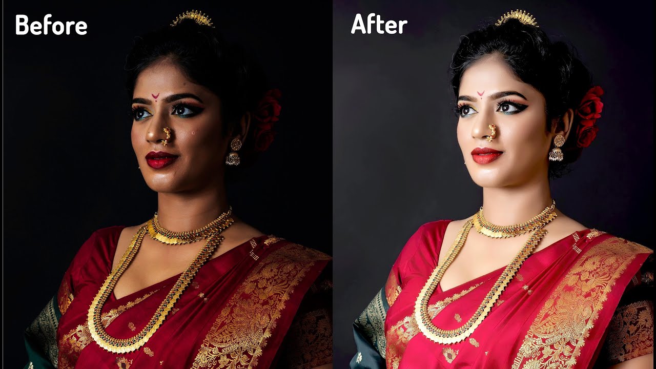 Bride photo editing tutorial l step by step l photoshop CC tutorial Hindi By. Om Graphic