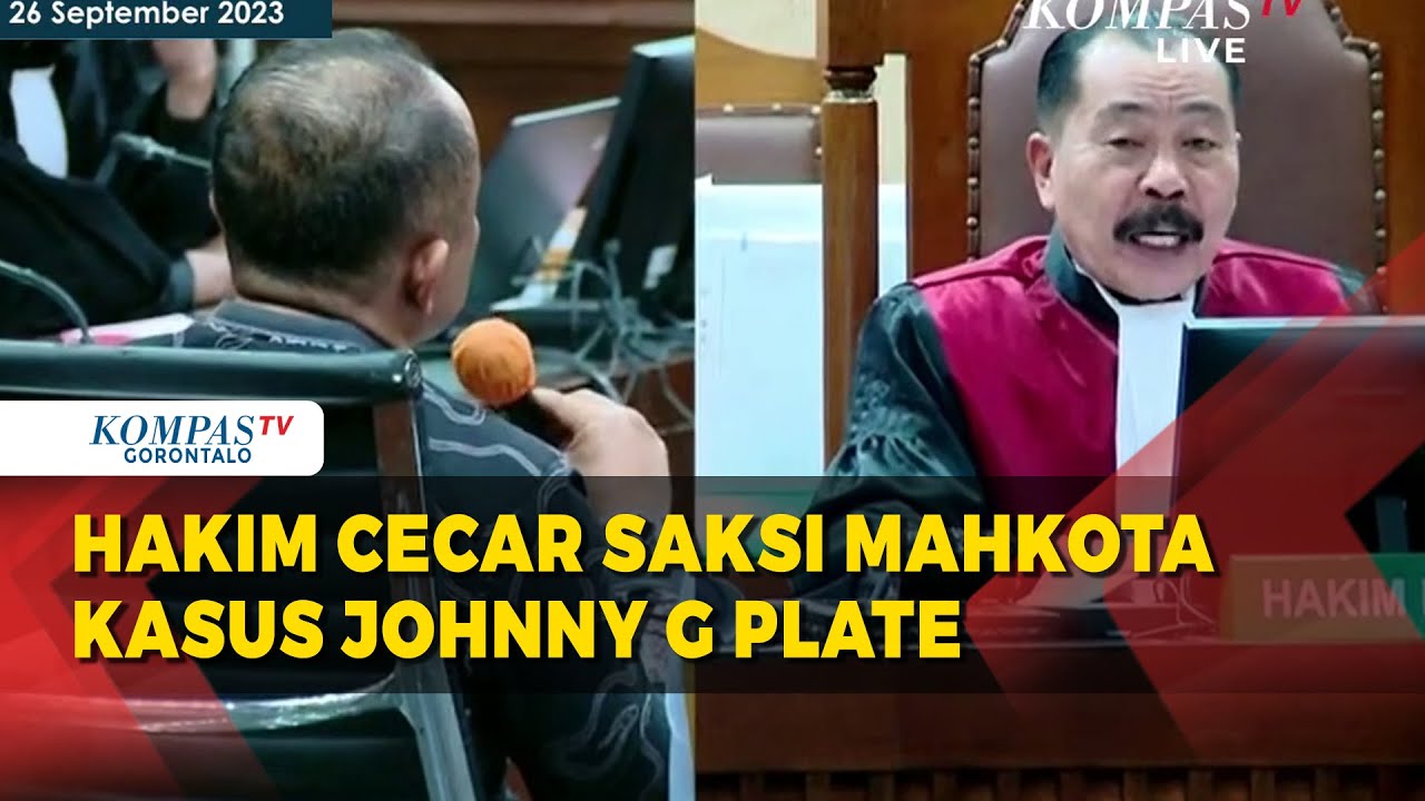 Hakim Kasus Johnny Plate Cecar Saksi Mahkota Korupsi BTS
