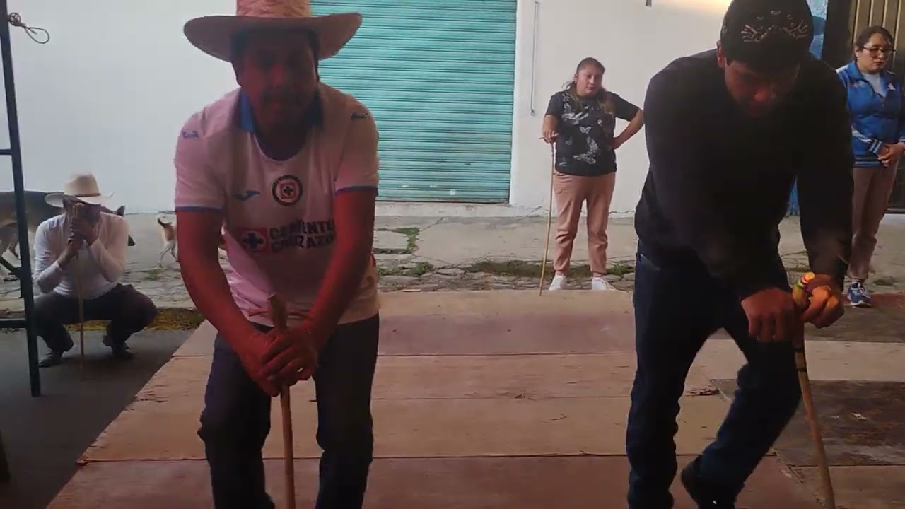 El caballito ensayo de la danza de los viejitos de santa cruz Atizapán 