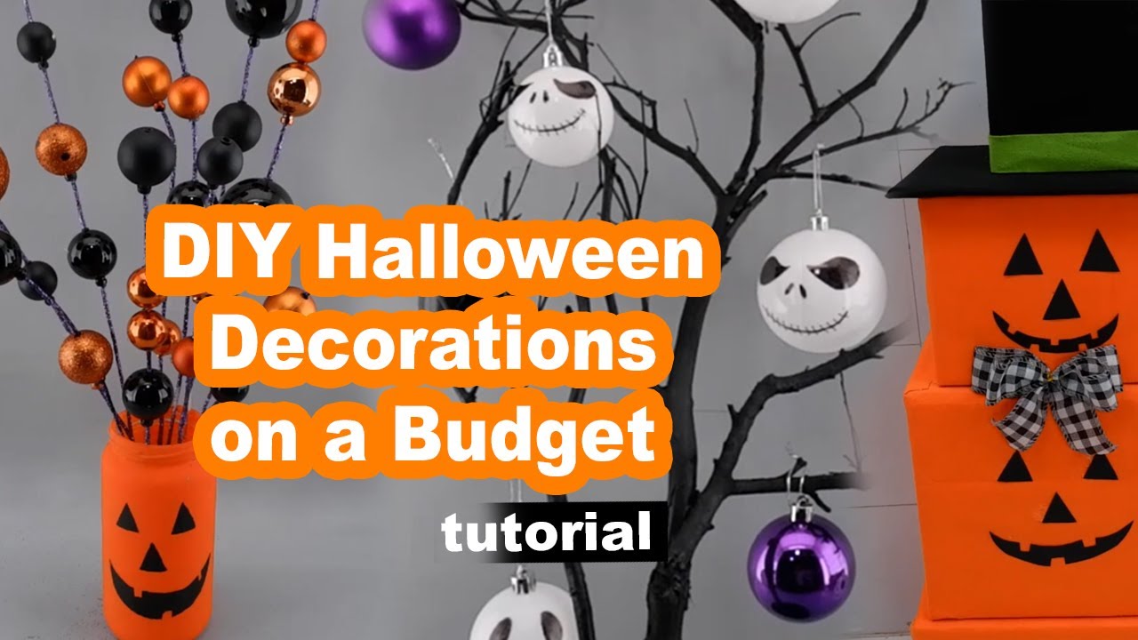 DIY Halloween Decorations on a Budget, Spooky Halloween Diy Decor !