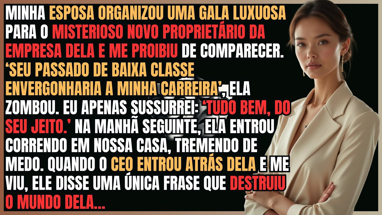 Ela Me Baniu do Gala por Ser “Classe Baixa” — No Dia Seguinte, o CEO Bateu na Nossa Porta