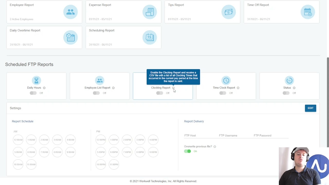 FTP Report | Automated Reporting | uAttend by Chronologic