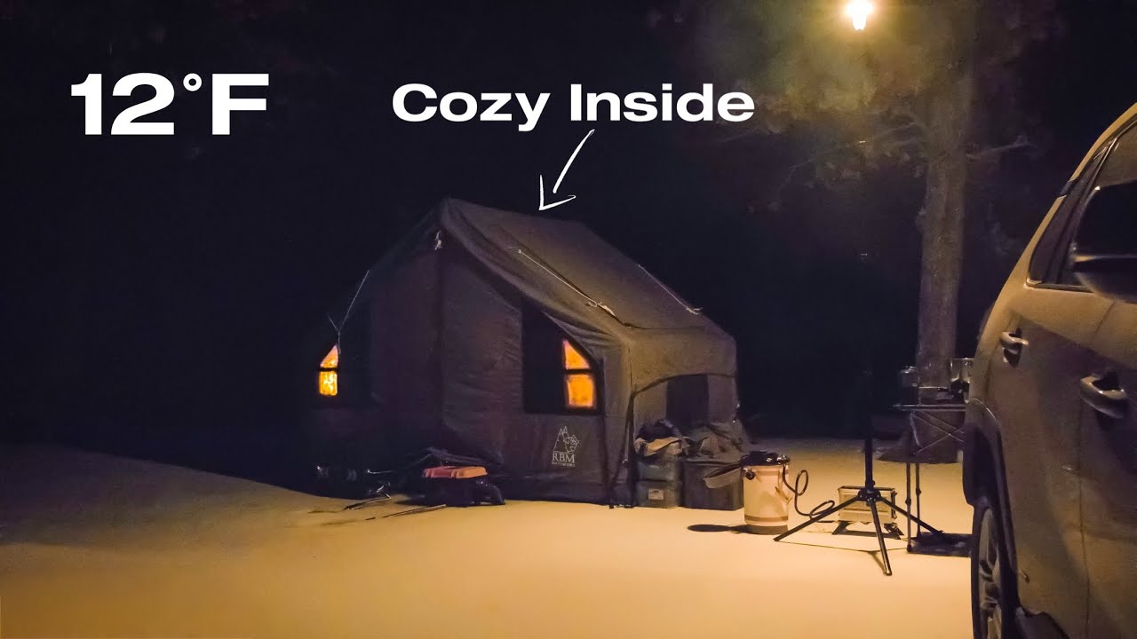 Off-Grid Camping in 12°F… Was This a Bad Idea?