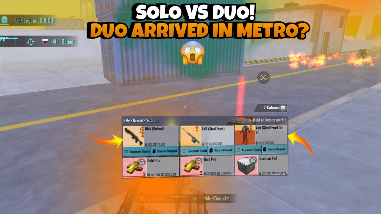 DUO😱Arrived in Metro Royale! What Happened in Solo vs Duo🔥SHOCKED Everyone!